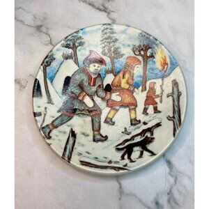 Arabia Finland 1982 To a New Future Porcelain Plate Andreas Alariesto 14 -120